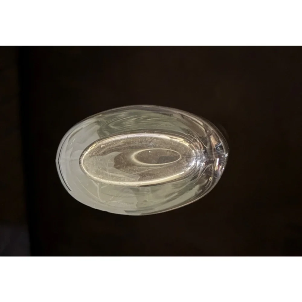 🌸 Etched Floral Clear Glass Vase | Elegant Botanical Design | 8.75
